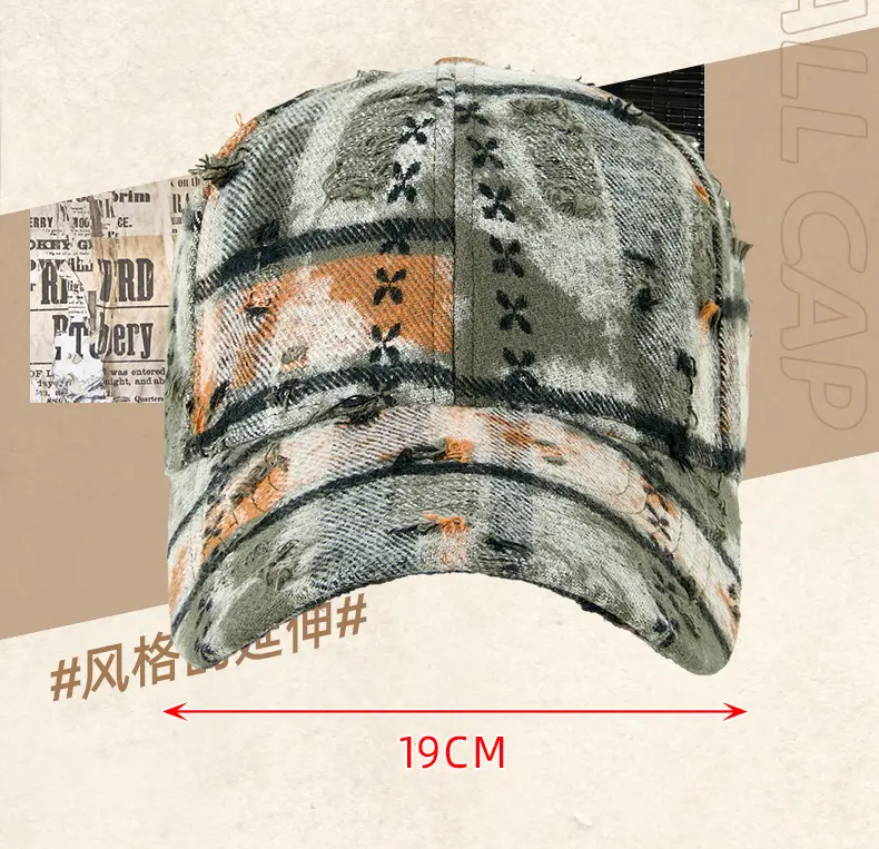 New Spring & Fall Plaid Suede Baseball Cap for Women — feature 23