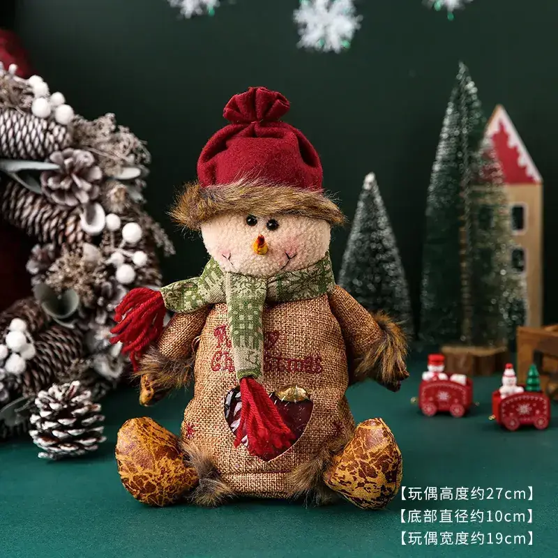 Christmas Eve Hand Gift Bag with Moose Design