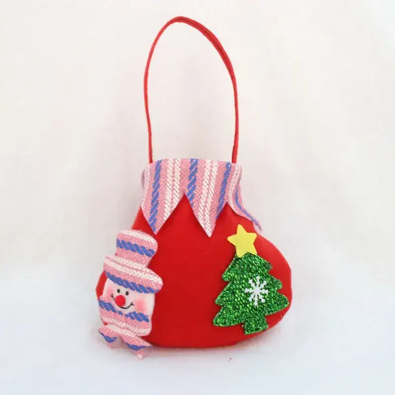 Christmas Eve Hand Gift Bag with Moose Design
