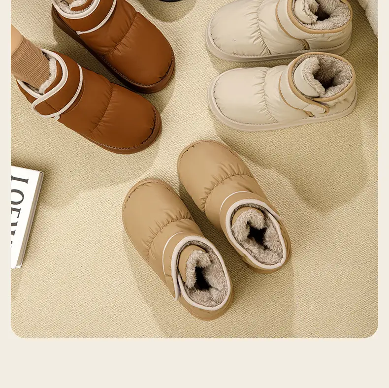 Outfit Snow Boots Women's 2024 Winter New Arrival fleece-lined Thickened Fashionable All-Match Waterproof Non-Slip Cotton-Padded Shoes Women — feature 14