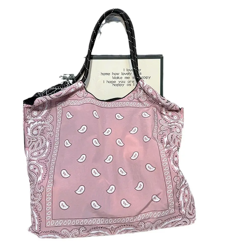 Nylon Shoulder Bag Same Print Same Style - Image 19