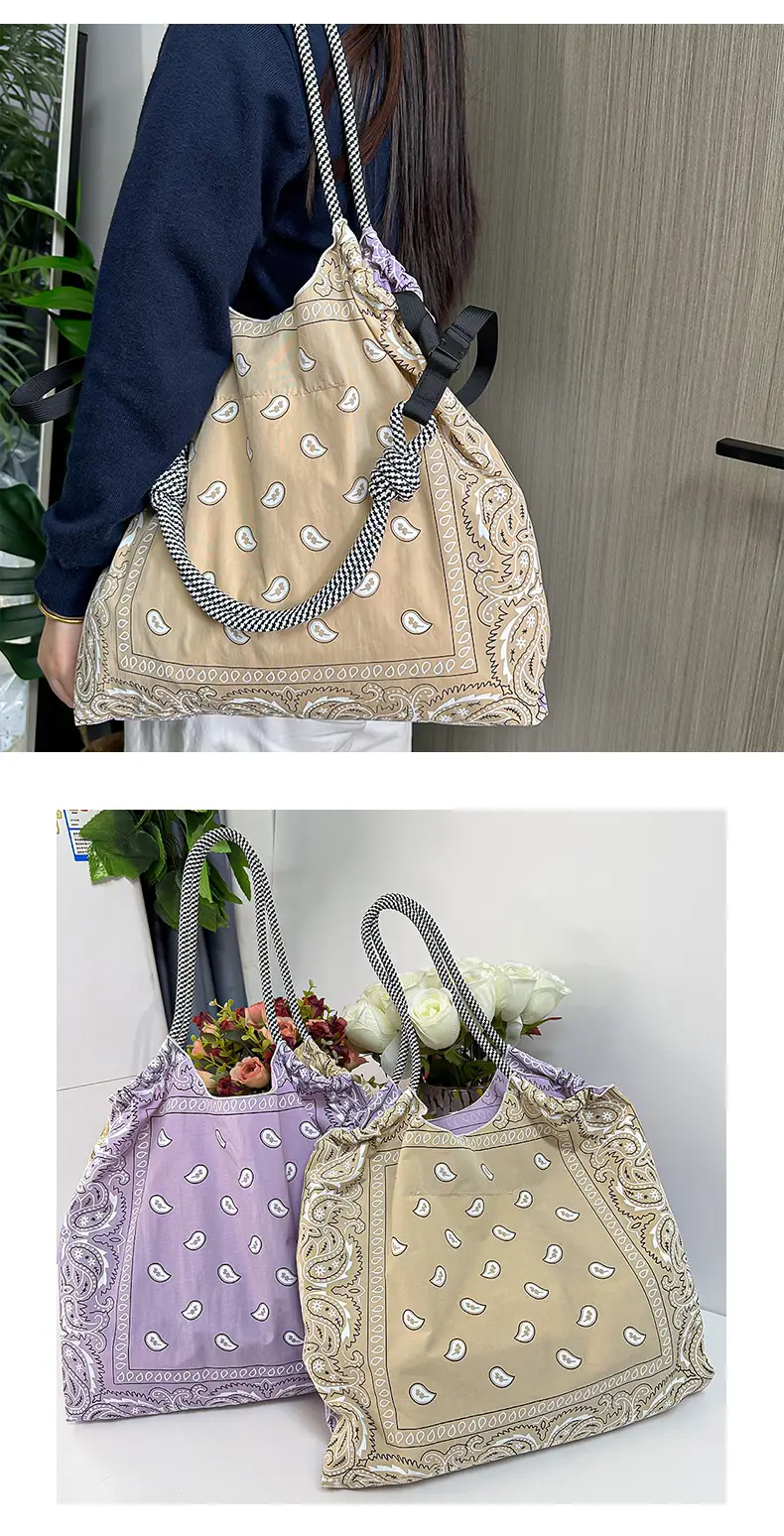 Nylon Shoulder Bag Same Print Same Style — feature 6