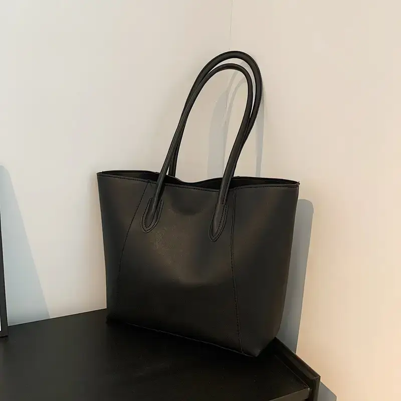 Women's Cream Leather Shoulder Bag 2024 Winter Autumn