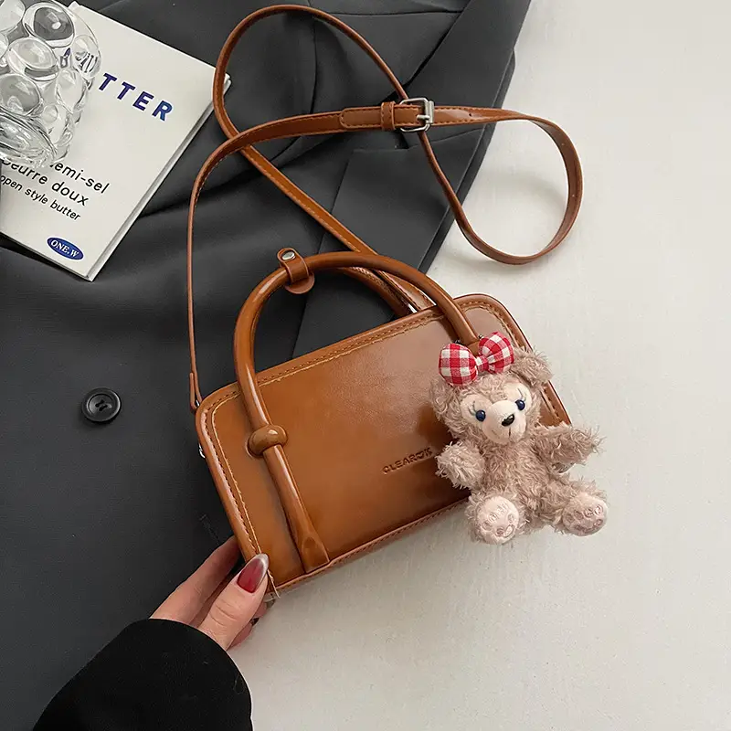 Women's Red Korean Style Shoulder Bag 2024 Winter - Image 4