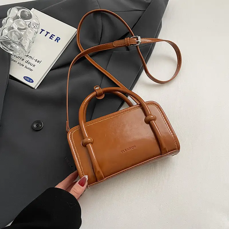 Women's Red Korean Style Shoulder Bag 2024 Winter - Image 8