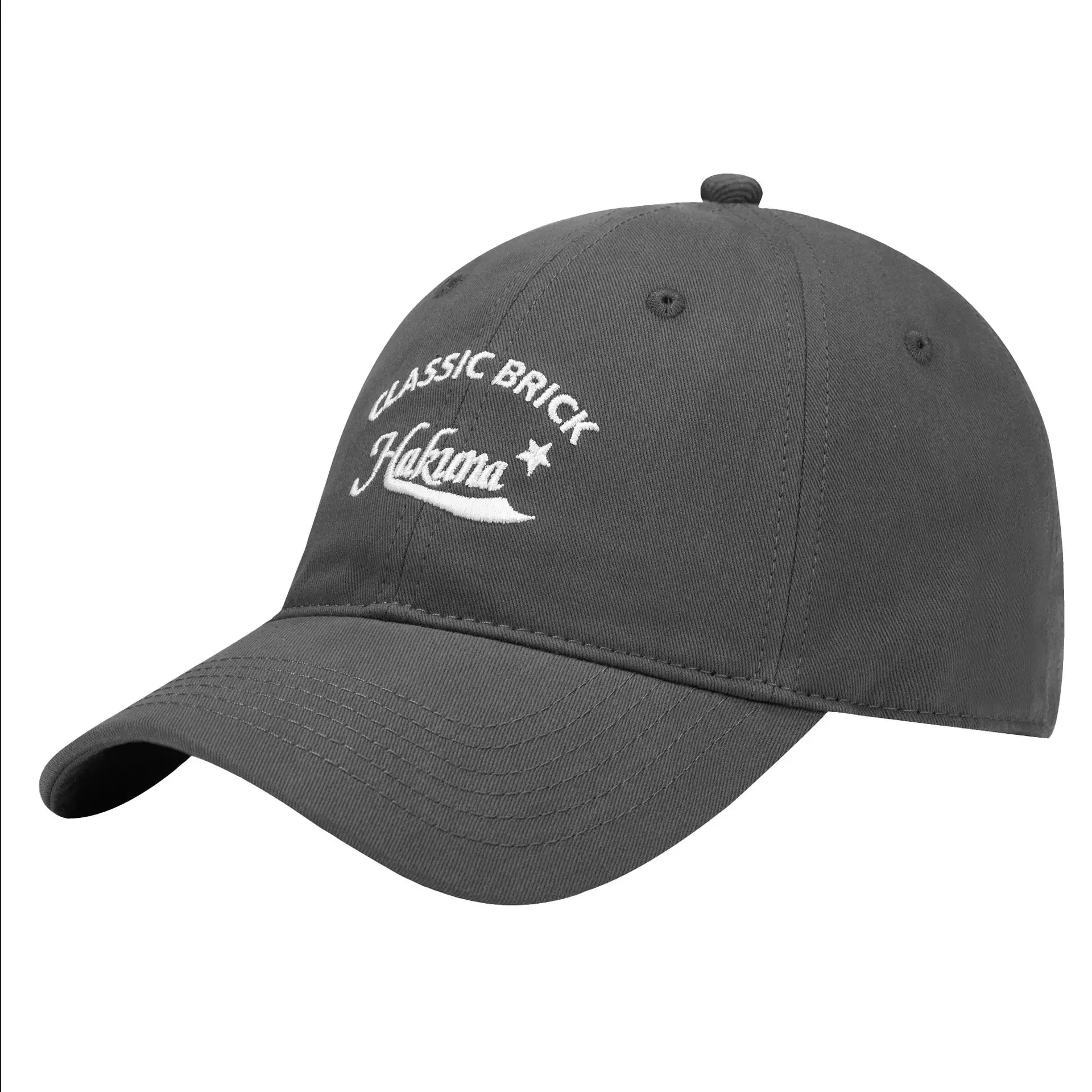 Men Deep-Top Peaked Baseball Cap Navy Blue - Image 13