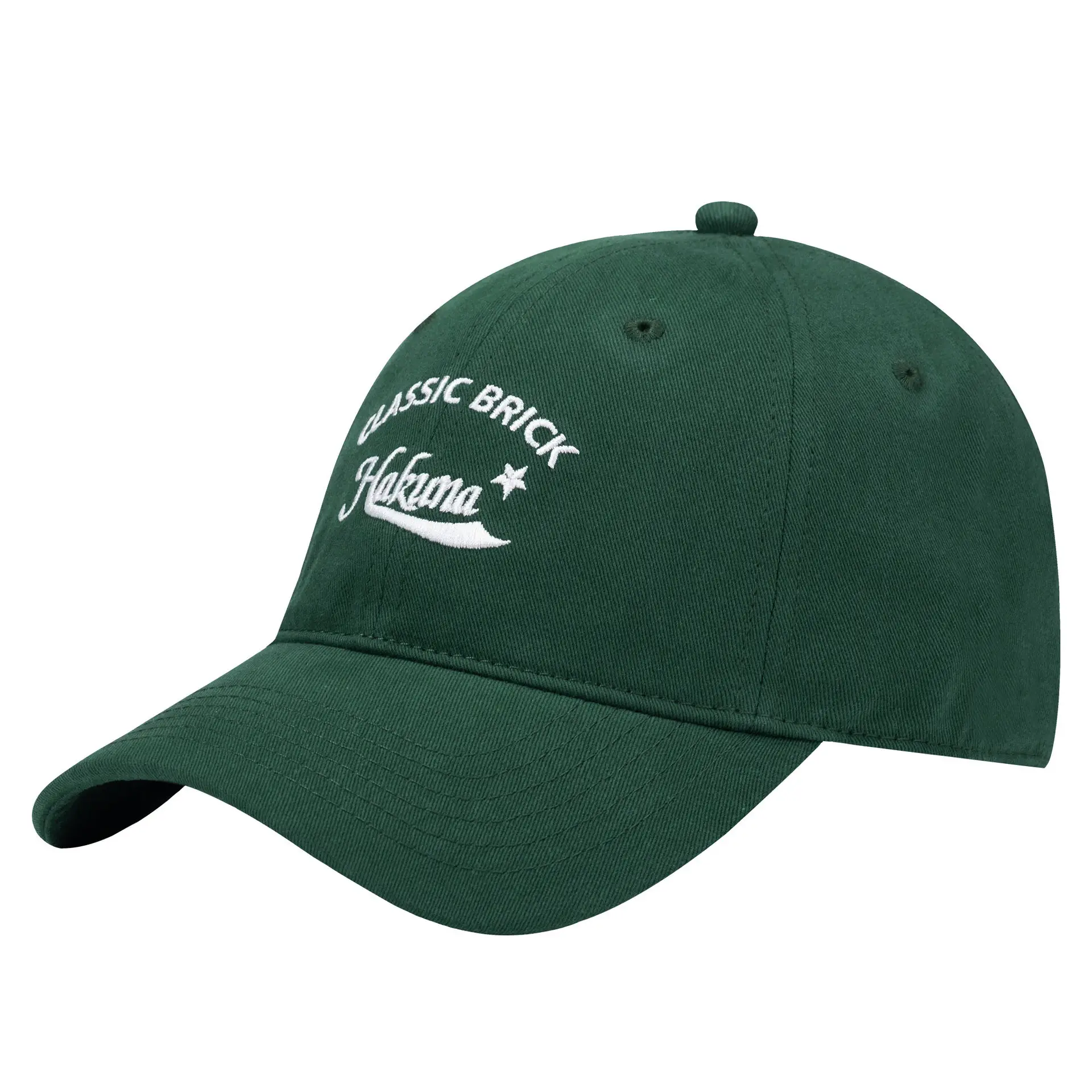 Men Deep-Top Peaked Baseball Cap Navy Blue - Image 3