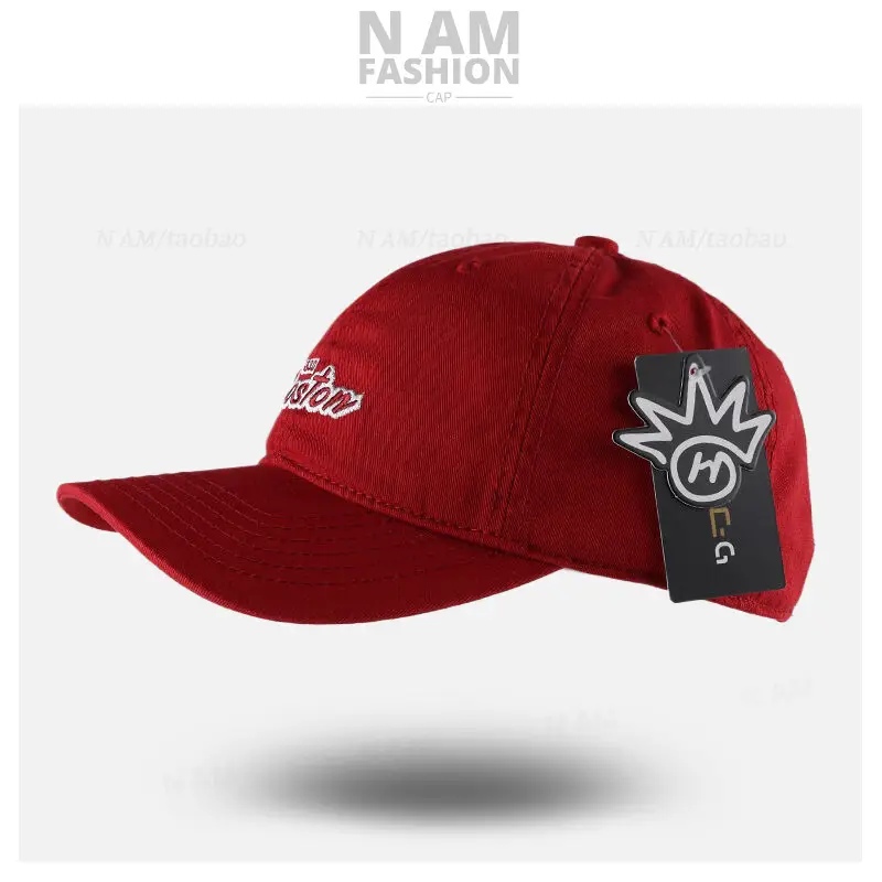Blue Letter Embroidered Baseball Cap Women Street Casual All-match — feature 12