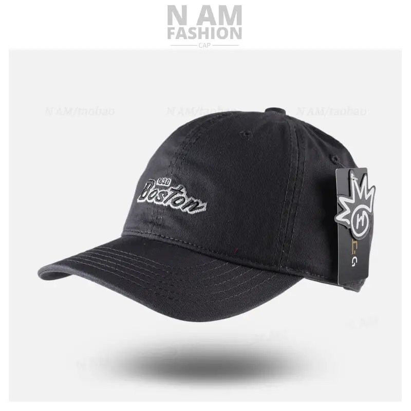 Blue Letter Embroidered Baseball Cap Women Street Casual All-match - Image 3