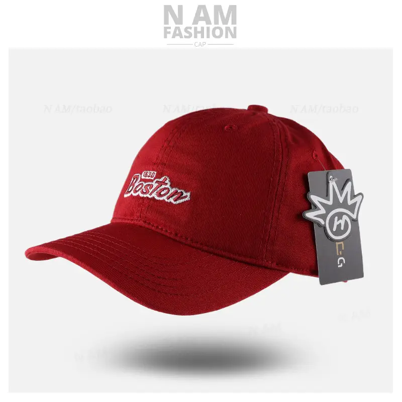 Blue Letter Embroidered Baseball Cap Women Street Casual All-match - Image 5