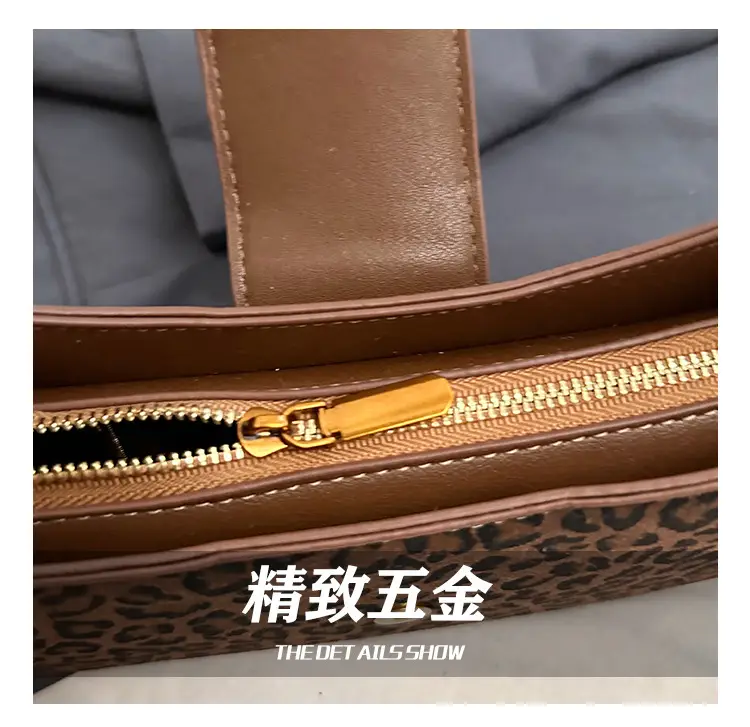 Leopard Print One Shoulder Satchel Bag for Women — feature 4