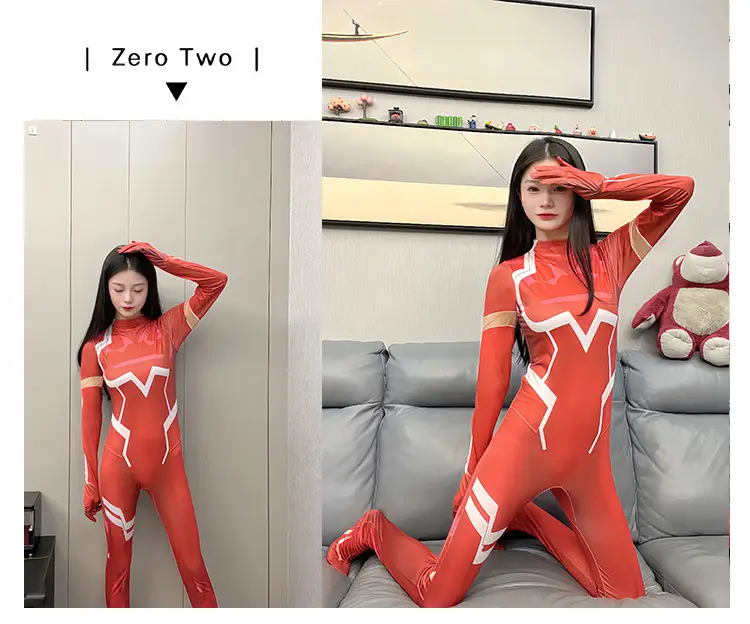 Halloween Cross-border EVA Tights Red Blue Black Spider Jumpsuit Asako Asako Women's Fun Coats — feature 12