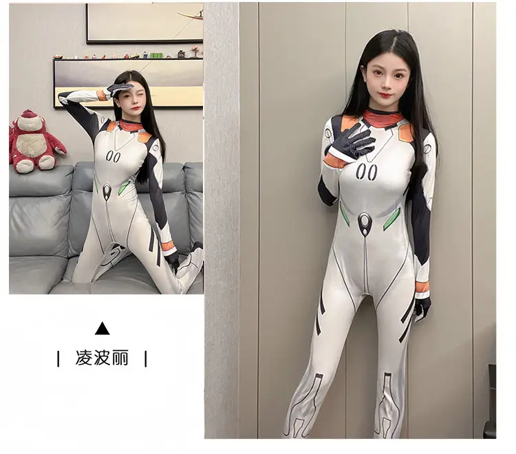 Halloween Cross-border EVA Tights Red Blue Black Spider Jumpsuit Asako Asako Women's Fun Coats — feature 8