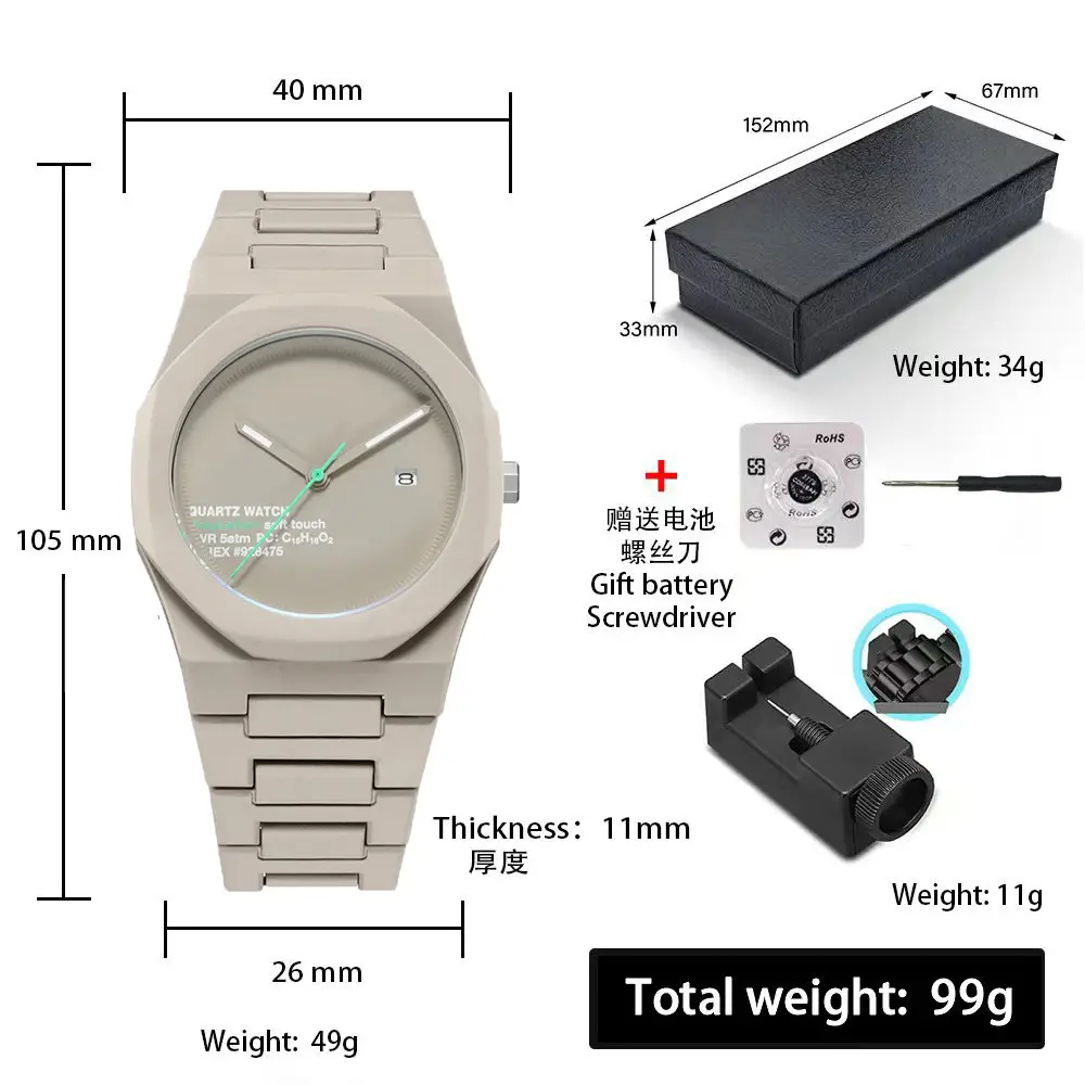2026 Watches for Men, High-End Waterproof Women's Watches, Popular in Southeast Asia and the Middle East, Plastic Men's Quartz Watches Wholesale - Image 32