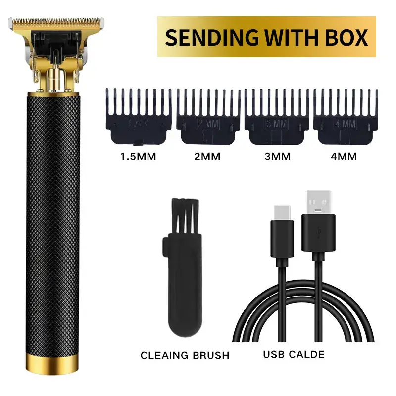 Cross-border Hair Clipper with 4MM Blades & Cleaning Brush - Image 10