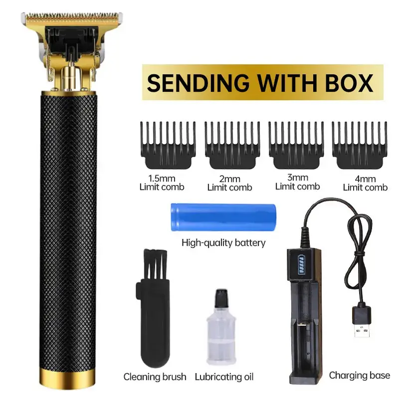 Cross-border Hair Clipper with 4MM Blades & Cleaning Brush - Image 12