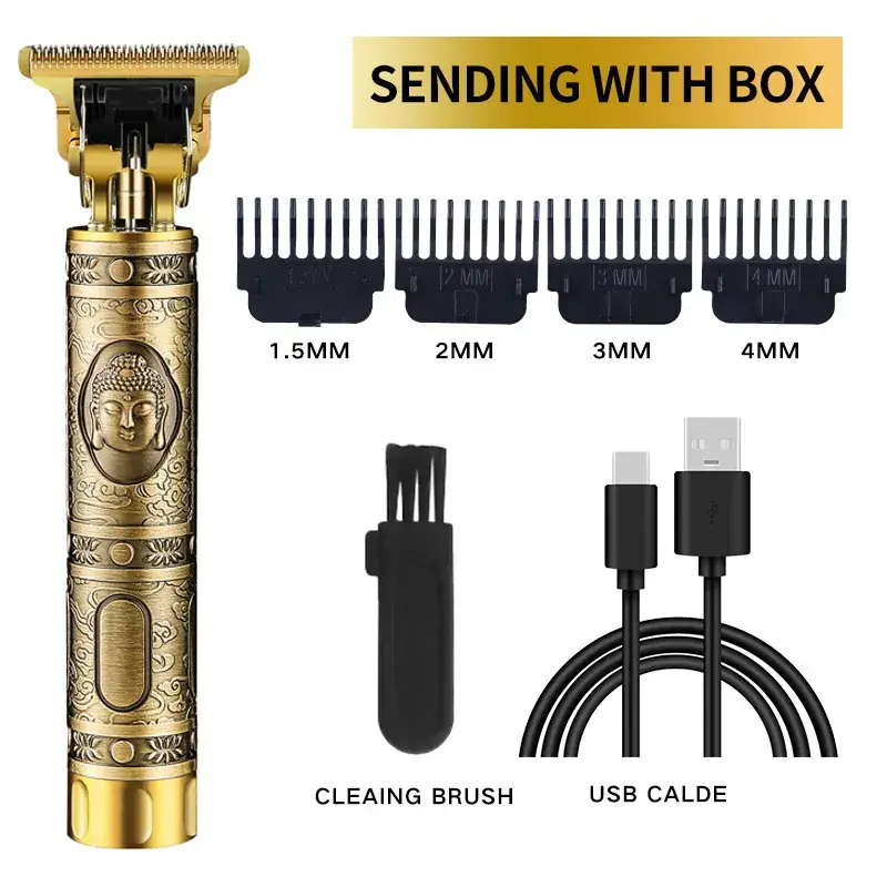 Cross-border Hair Clipper with 4MM Blades & Cleaning Brush - Image 14