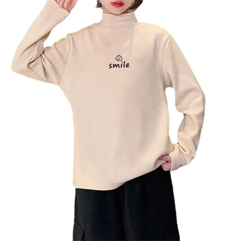 Children's Black Long Sleeve T-Shirt with "Smile" Print - Image 11