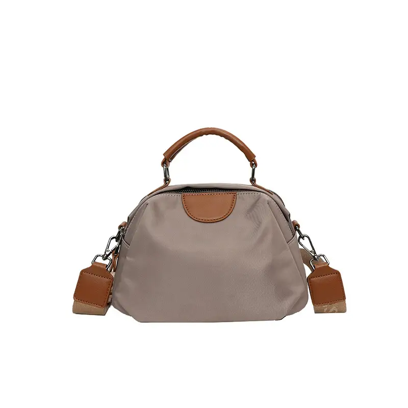 Women's Nylon Shoulder Bag Brown 2024 New Arrival - Image 8