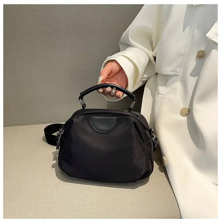 Women's Nylon Shoulder Bag Brown 2024 New Arrival — feature 29