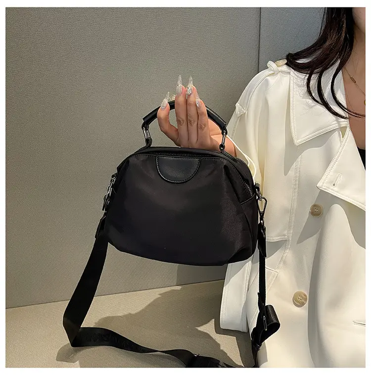 Women's Nylon Shoulder Bag Brown 2024 New Arrival — feature 30