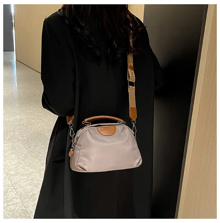 Women's Nylon Shoulder Bag Brown 2024 New Arrival — feature 34