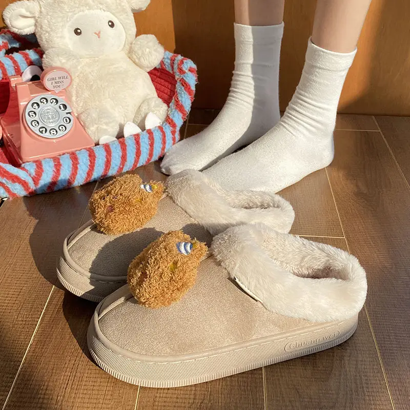 Cartoon Stuffed Women's Warm Cotton Shoes Autumn Winter - Image 7