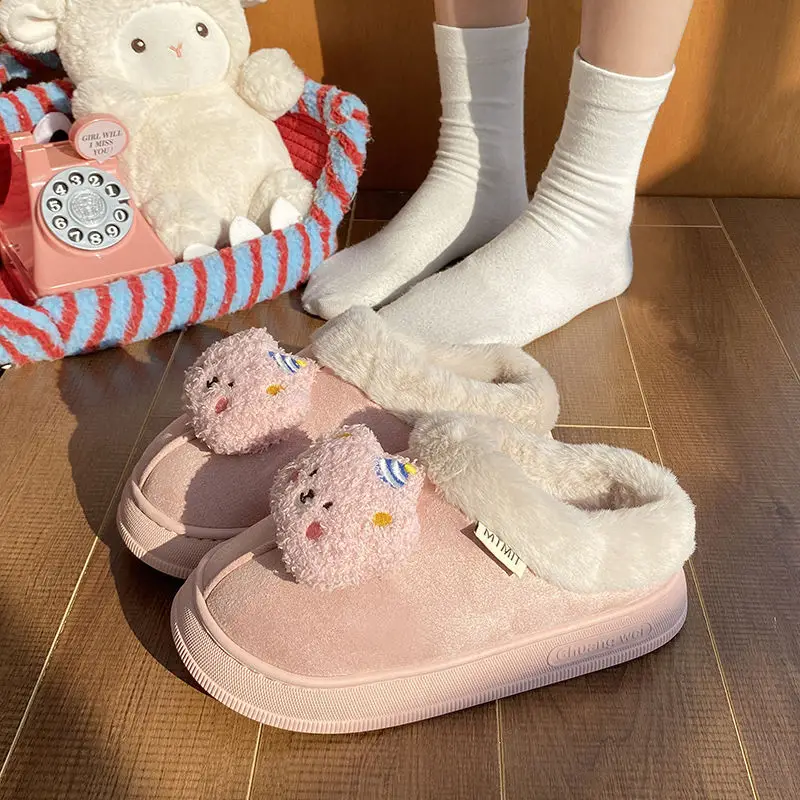 Cartoon Stuffed Women's Warm Cotton Shoes Autumn Winter - Image 8
