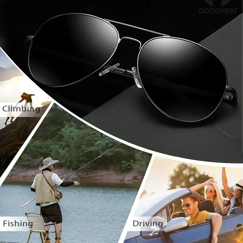 Ancient Cattle Men's Goggles Metal Polarized Driving Sunglasses - Image 7