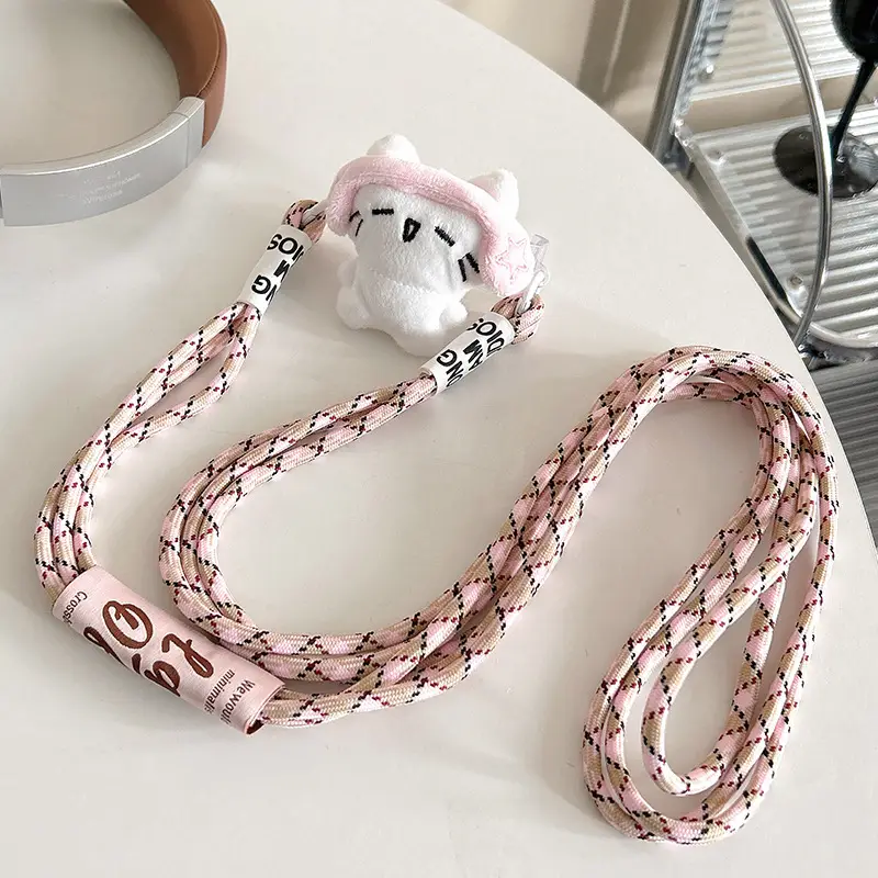 Plush Bear Muppet Mobile Phone Clip Watch Adjustable Braided Rope - Image 7
