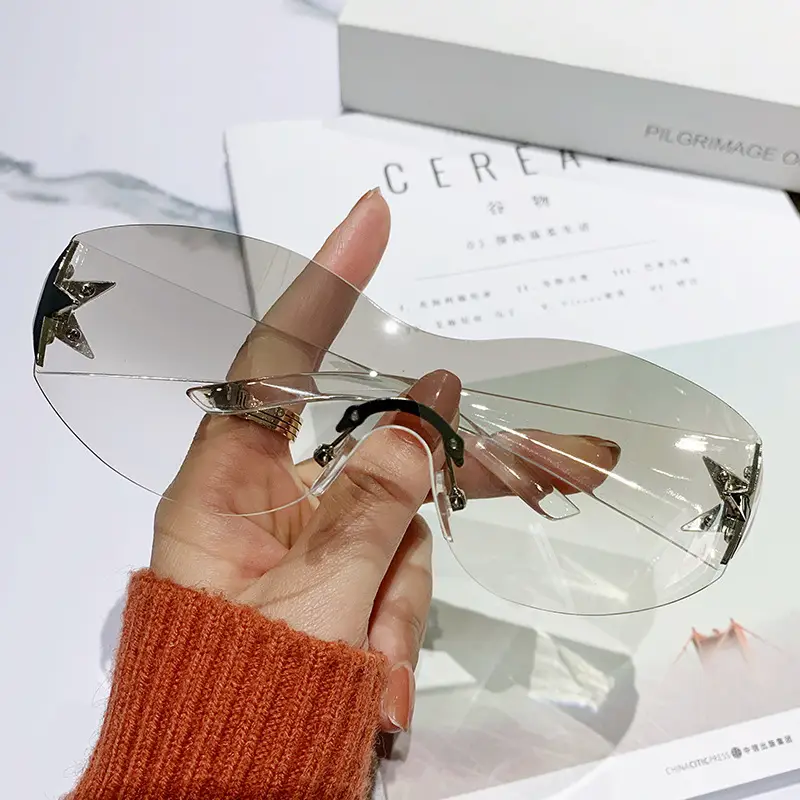 Five-Star Frameless Sunglasses for Women - Image 10