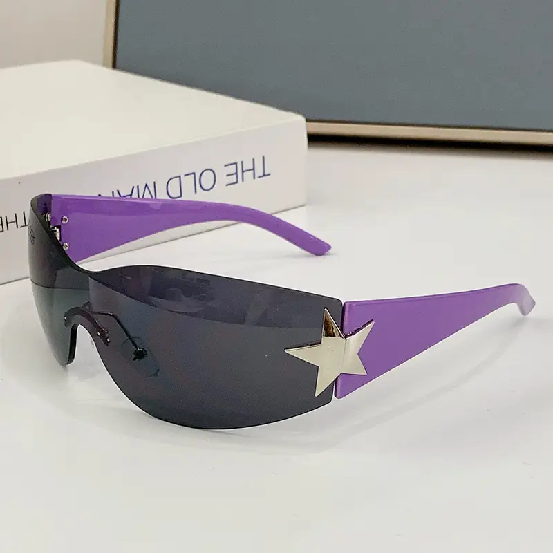 Five-Star Frameless Sunglasses for Women - Image 3