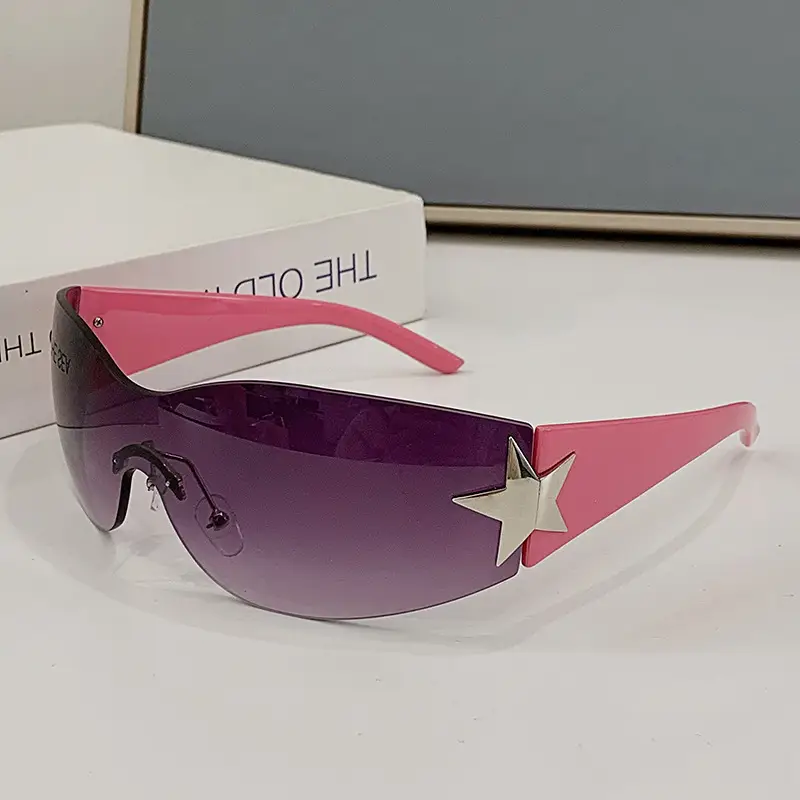 Five-Star Frameless Sunglasses for Women - Image 5