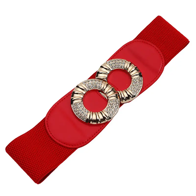 White Diamond Hanging Buckle Belt for Women — feature 41