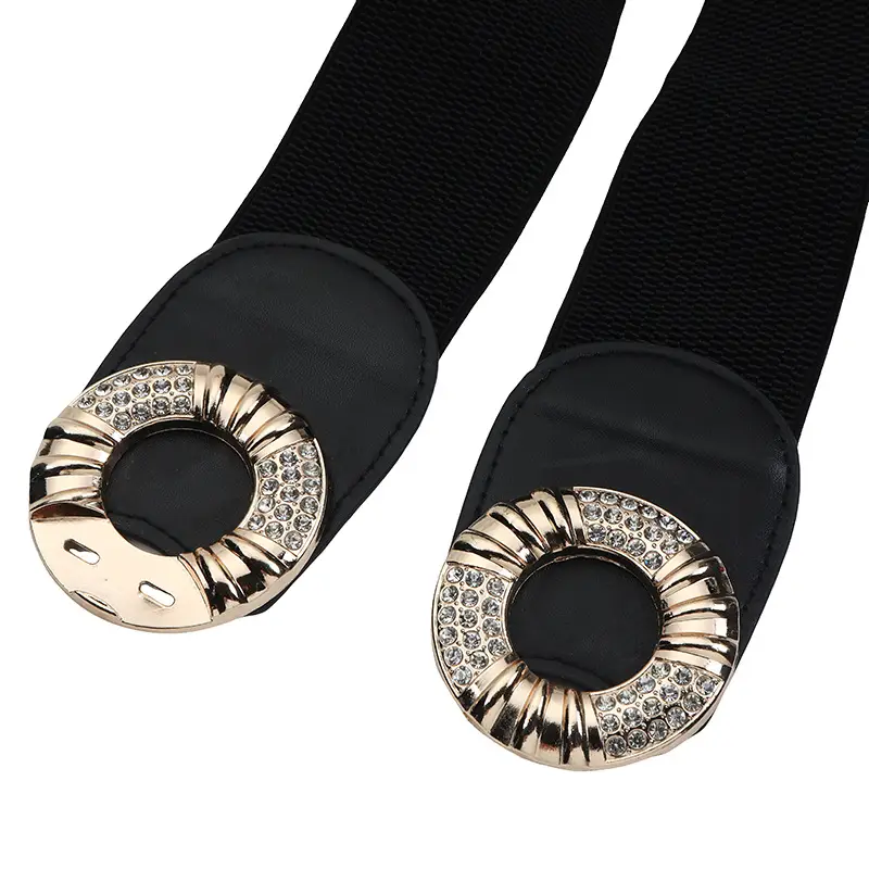 White Diamond Hanging Buckle Belt for Women — feature 43