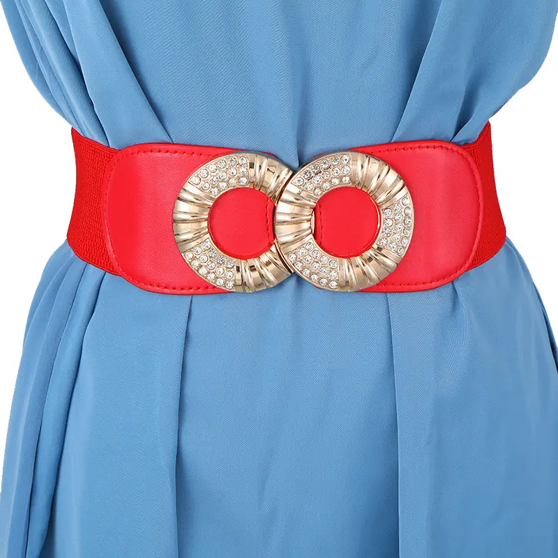 White Diamond Hanging Buckle Belt for Women — feature 46