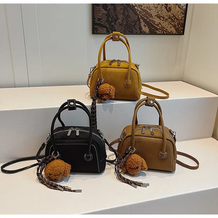 Women's 2025 Winter Casual Shell Shoulder Bag Brown — feature 16
