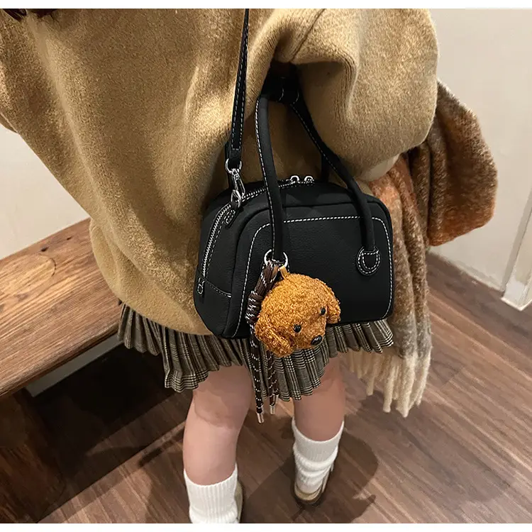 Women's 2025 Winter Casual Shell Shoulder Bag Brown — feature 30