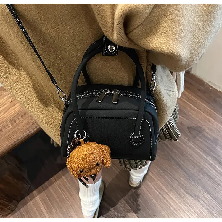 Women's 2025 Winter Casual Shell Shoulder Bag Brown — feature 34