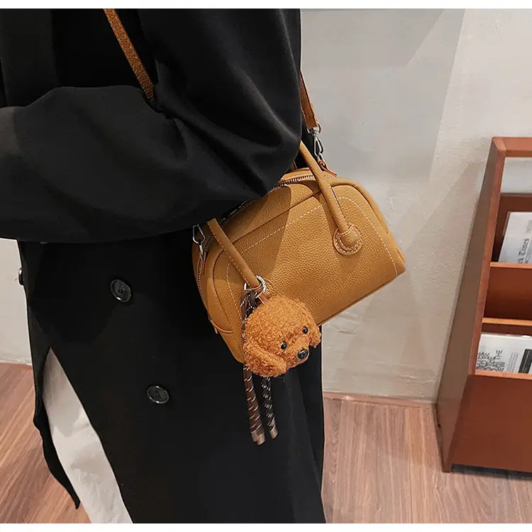 Women's 2025 Winter Casual Shell Shoulder Bag Brown — feature 38