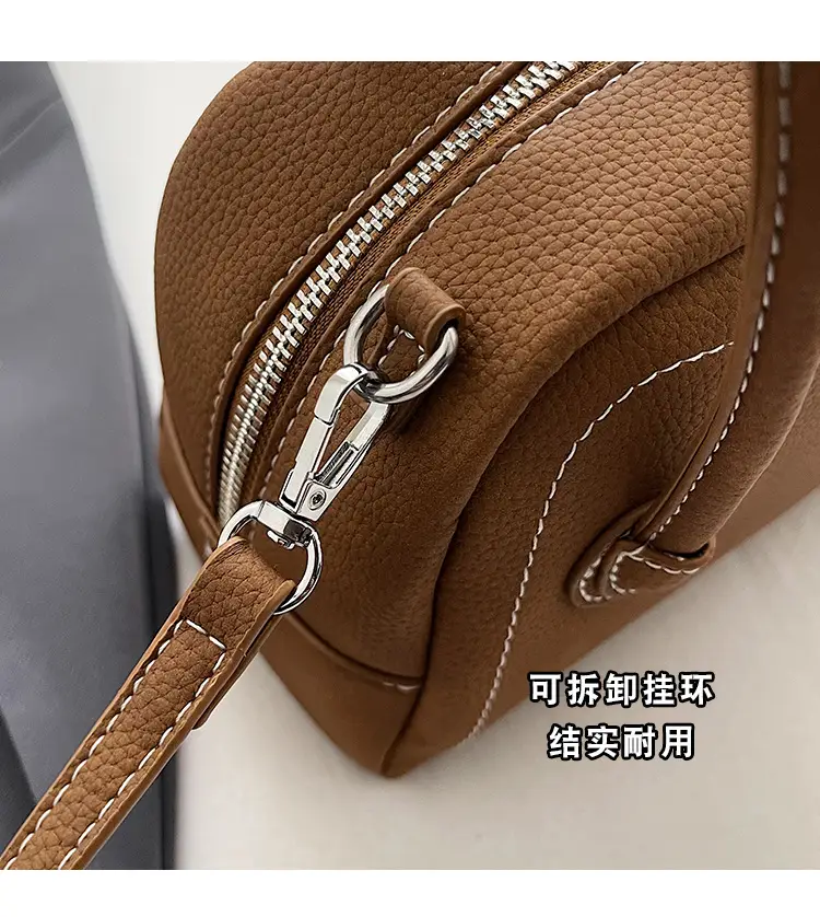 Women's 2025 Winter Casual Shell Shoulder Bag Brown — feature 9