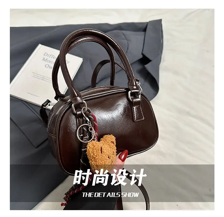 Retro Red Shoulder Bag for Women 2024 Casual Trend — feature 10