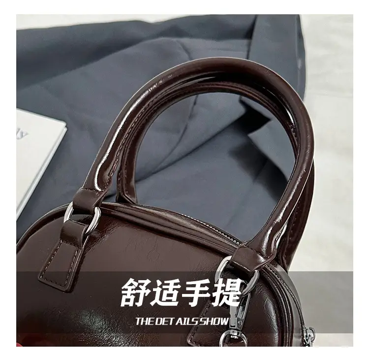 Retro Red Shoulder Bag for Women 2024 Casual Trend — feature 11