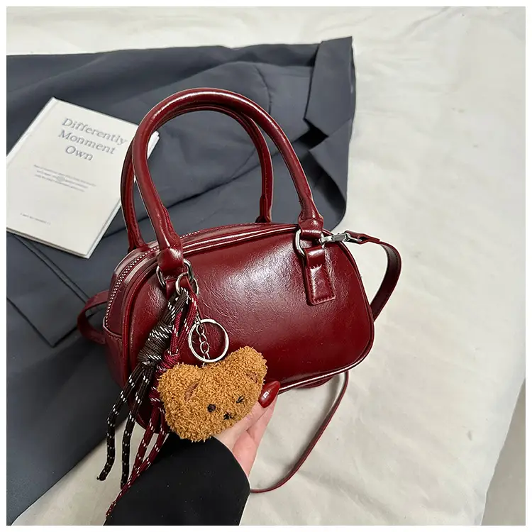 Retro Red Shoulder Bag for Women 2024 Casual Trend — feature 25
