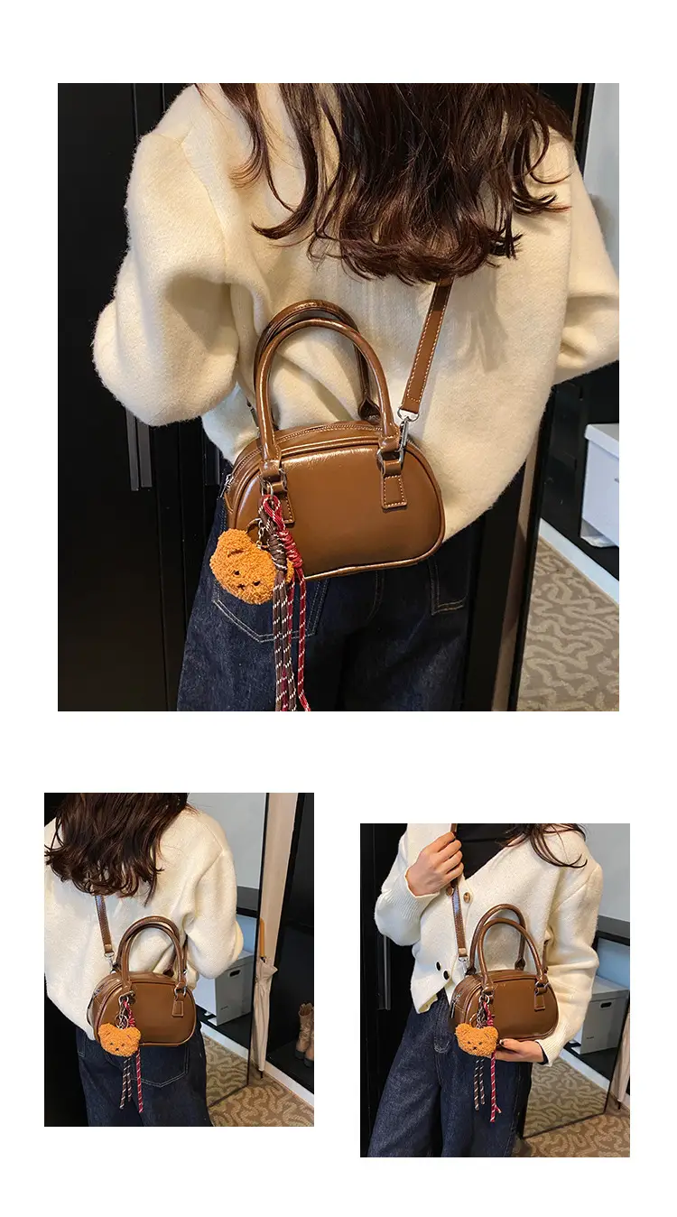 Retro Red Shoulder Bag for Women 2024 Casual Trend — feature 5