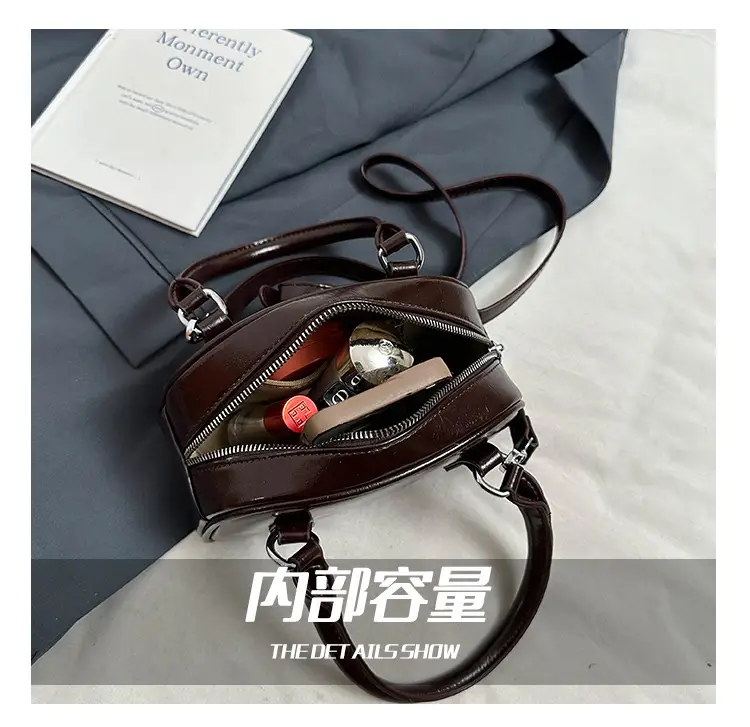 Retro Red Shoulder Bag for Women 2024 Casual Trend — feature 8