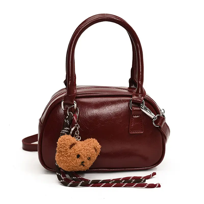Retro Red Shoulder Bag for Women 2024 Casual Trend - Image 2