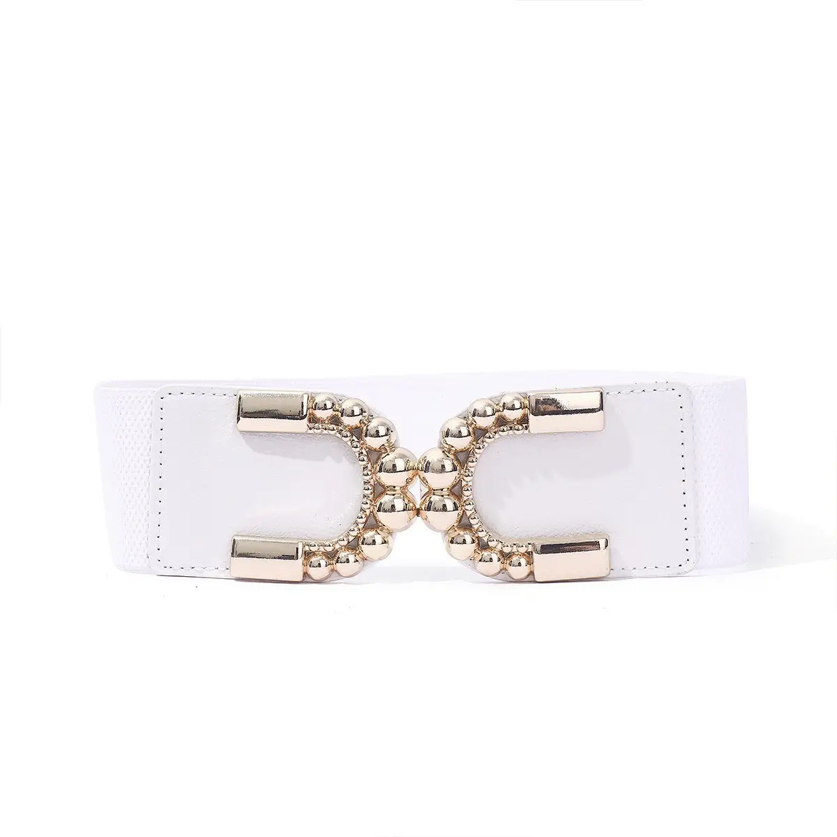 Vintage Double C Buckle Belt for Women - Image 2