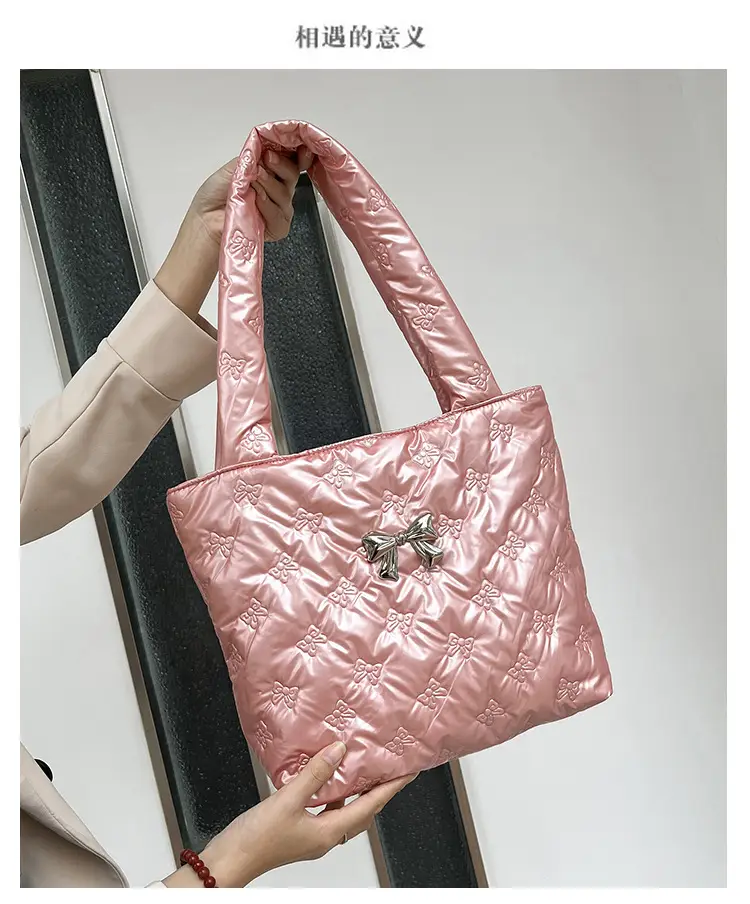 2024 Silver Star Bow Shoulder Bag Large Capacity — feature 15