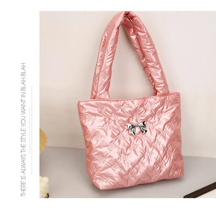 2024 Silver Star Bow Shoulder Bag Large Capacity — feature 25